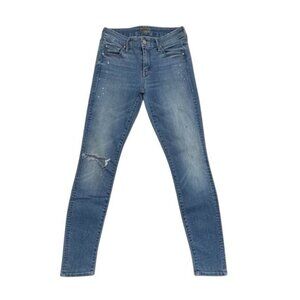 Mother High Waisted Looker Ankle Jean